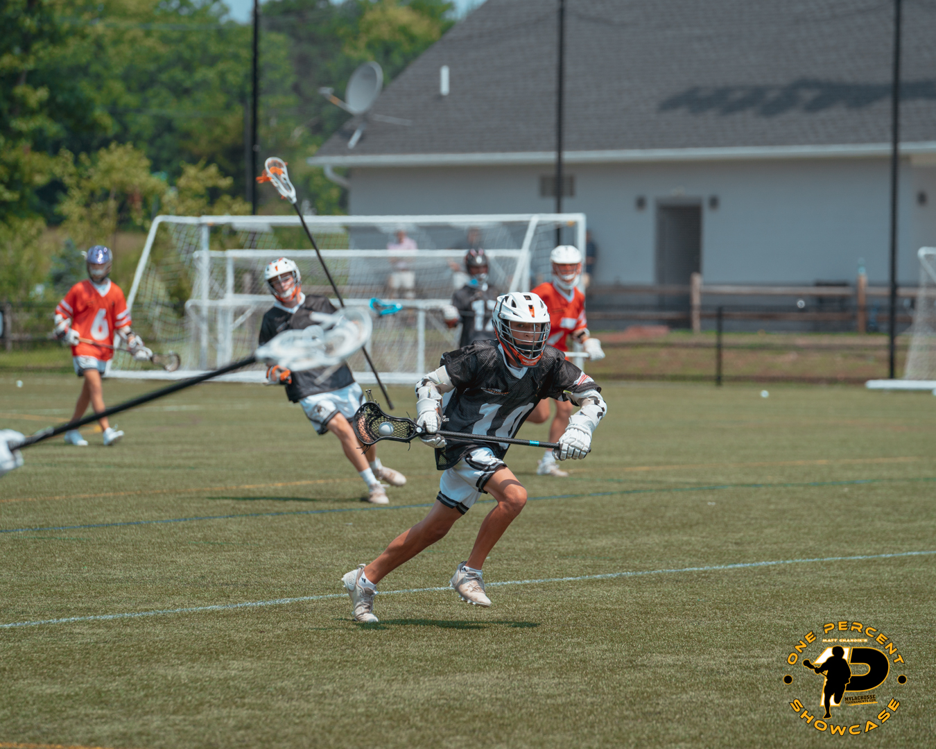 One Percent Showcase 2025 Evaluations Black and White My Lacrosse